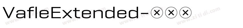 VafleExtended字体转换