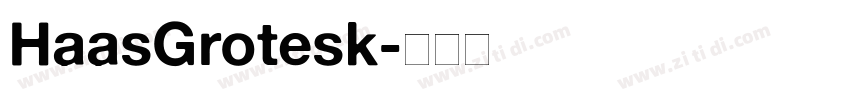 HaasGrotesk字体转换