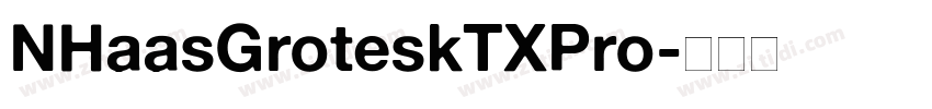 NHaasGroteskTXPro字体转换