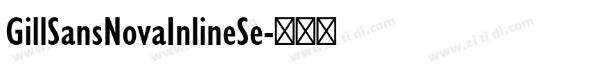 GillSansNovaInlineSe字体转换