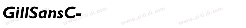 GillSansC字体转换