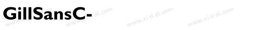 GillSansC字体转换
