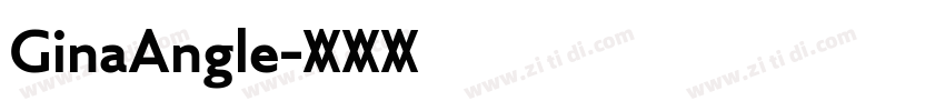 GinaAngle字体转换