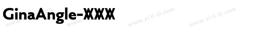 GinaAngle字体转换