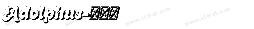 Adolphus字体转换