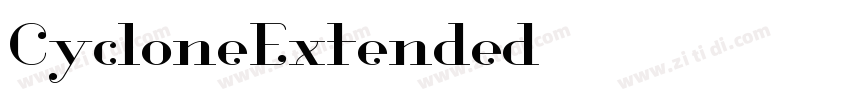 CycloneExtended字体转换