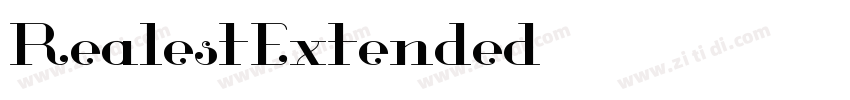 RealestExtended字体转换