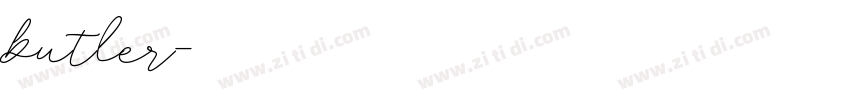 butler字体转换