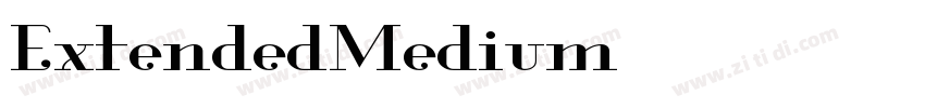 ExtendedMedium字体转换