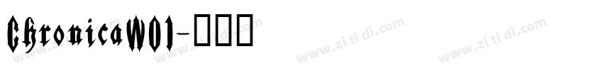 ChronicaW01字体转换