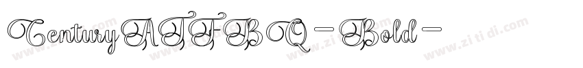 CenturyATFBQ-Bold字体转换 CenturyATFBQ-Bold字体转换