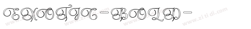 EXOTIC-BOLD字体转换