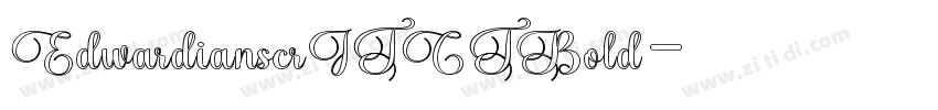 EdwardianscrITCTBold字体转换