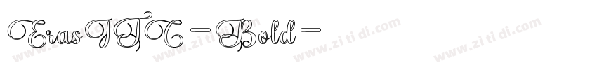 ErasITC-Bold字体转换