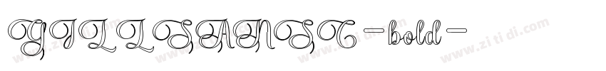 GILLSANSC-bold字体转换