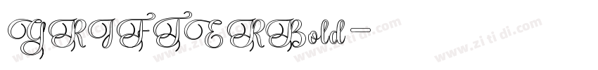 GRIFTERBold字体转换