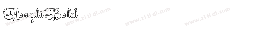 HoogliBold字体转换