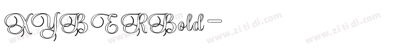 XYBERBold字体转换