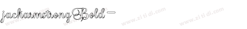 jackarmstrongBold字体转换