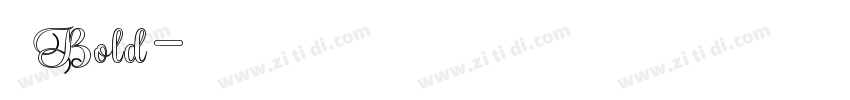 简宋Bold字体转换