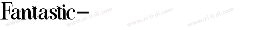 Fantastic字体转换
