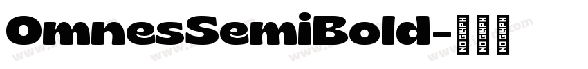 0mnesSemiBold字体转换