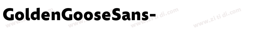 GoldenGooseSans字体转换