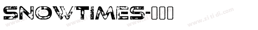 Snowtimes字体转换
