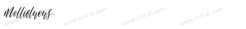 Mellifluous字体转换