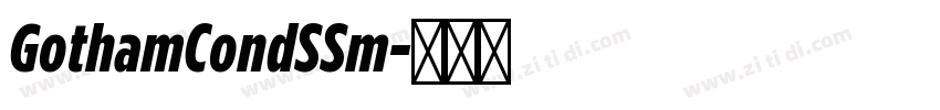 GothamCondSSm字体转换
