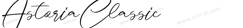 AstoriaClassic字体转换