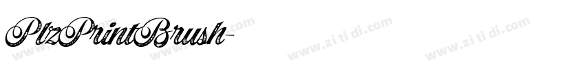PlzPrintBrush字体转换