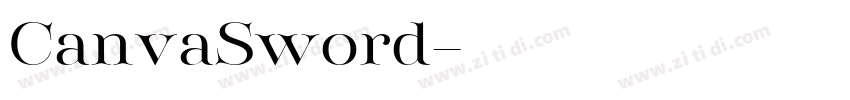 CanvaSword字体转换