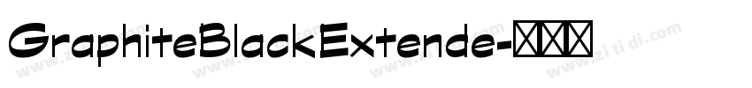 GraphiteBlackExtende字体转换