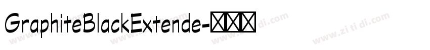 GraphiteBlackExtende字体转换