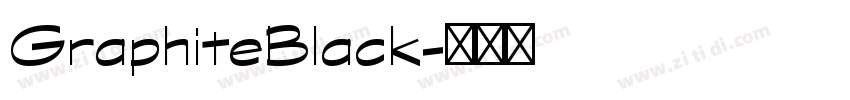 GraphiteBlack字体转换
