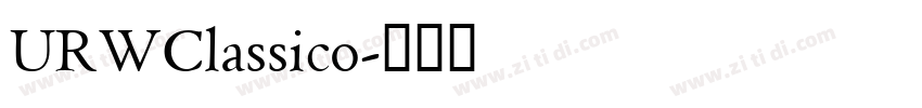 URWClassico字体转换