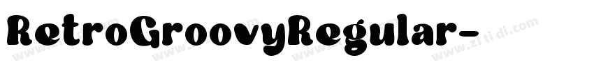 RetroGroovyRegular字体转换