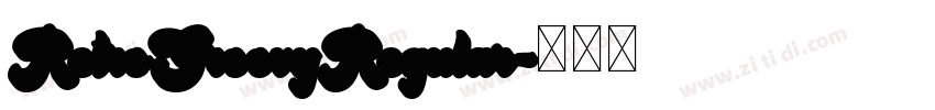 RetroGroovyRegular字体转换