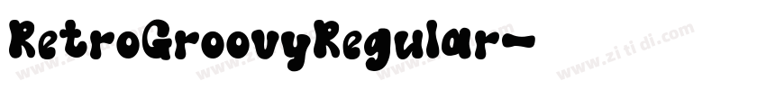 RetroGroovyRegular字体转换