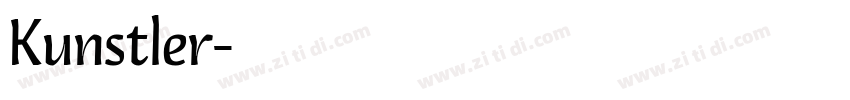 Kunstler字体转换