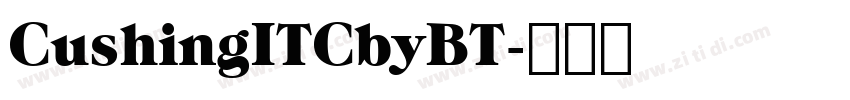 CushingITCbyBT字体转换