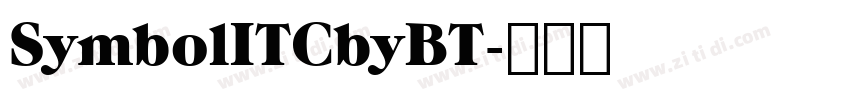 SymbolITCbyBT字体转换