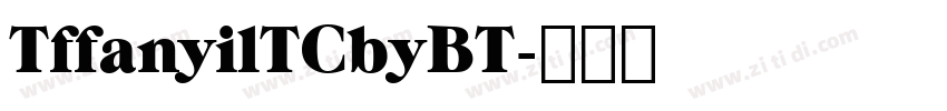 TffanyilTCbyBT字体转换