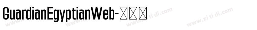 GuardianEgyptianWeb字体转换