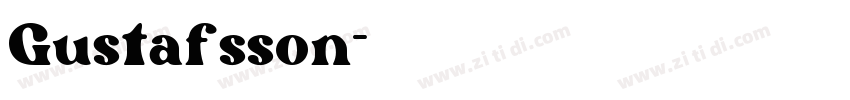 Gustafsson字体转换