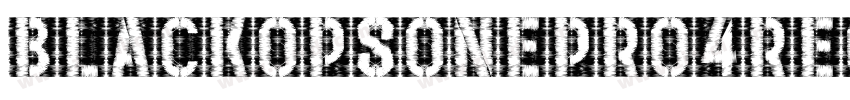 BlackOpsOnePro4Regul字体转换