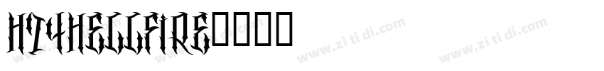 H74Hellfire字体转换