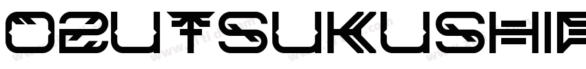 02UtsukushiFONT字体转换
