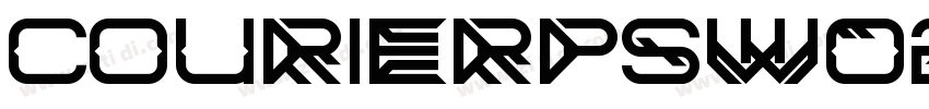 CourierPSW02字体转换